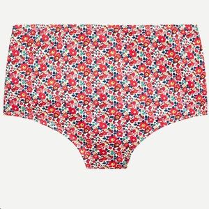 JCREW Liberty floral high rise bikini bottoms, BNWT